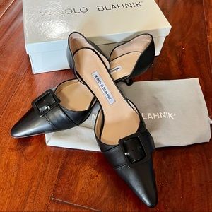 Manolo Blahnik Low Heel Pump